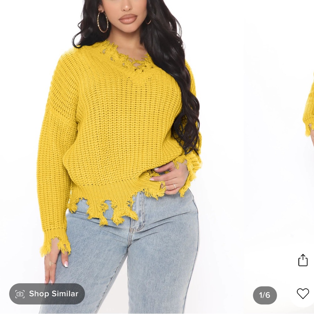 Always distressing me out sweater